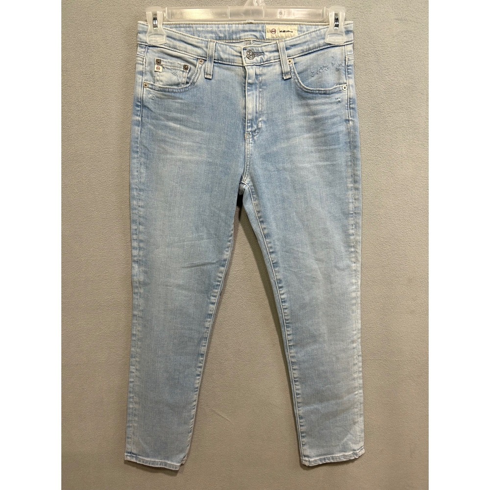 AG Adriano Goldschmied Prima Crop Cigarette Leg Jeans Womens 28 Made in Japan
